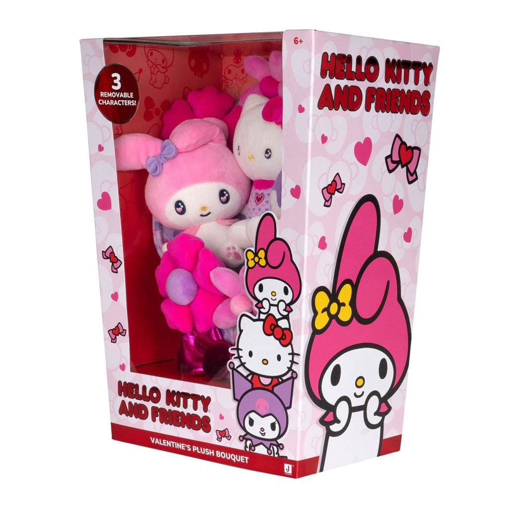Hello Kitty and Friends  12-Inch Plush Special Valentine's Bouquet