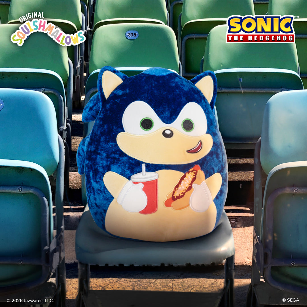 12-Inch Sonic Holding Chili Dog Plush - New Squishmallows