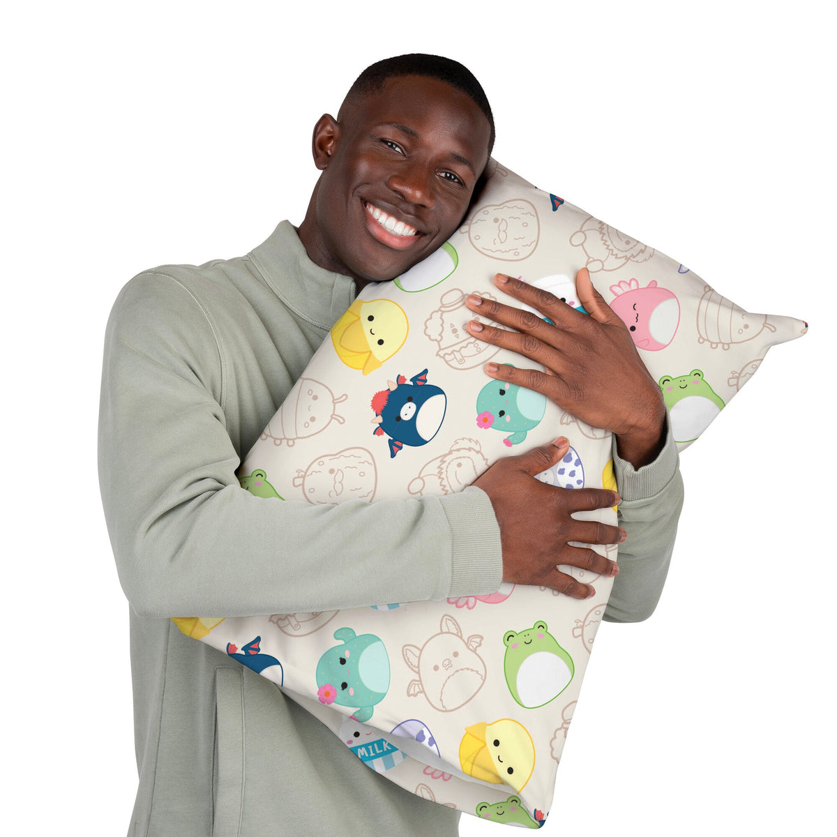 “Resties Besties” Tan SquishPillow Pillowcase (Standard Size)